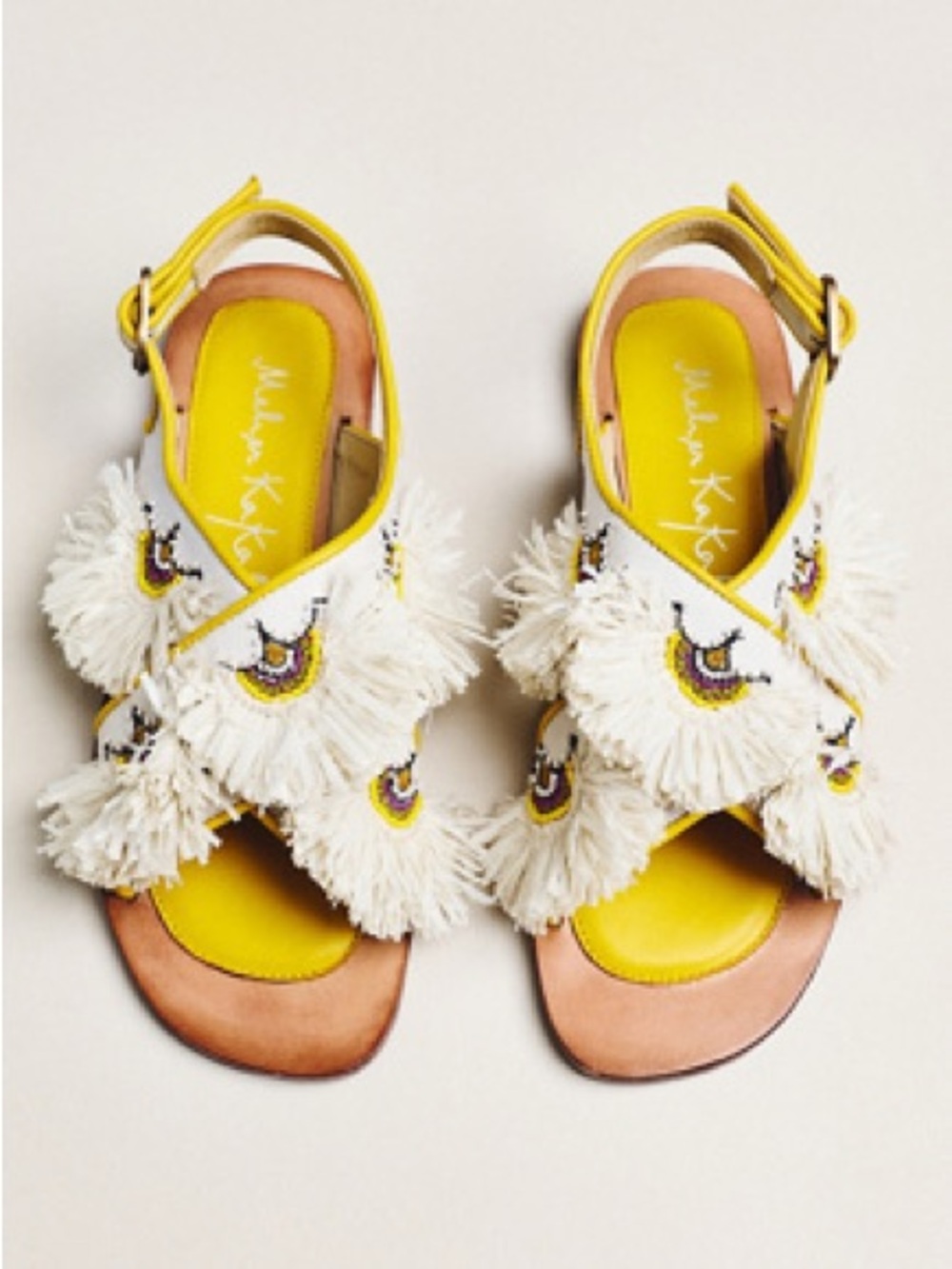 Meher Kakalia Rio Flower Sandals NEW Size 41 EU